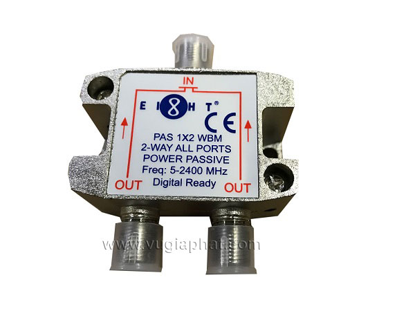 Bộ chia tín hiệu Eightgroup 2 PAS 1x2 WBM