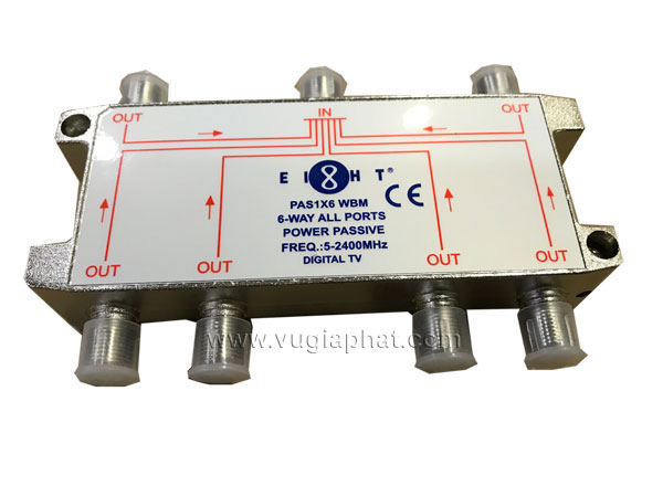 Bộ chia Eightgroup 6 PAS 1x6 WBM