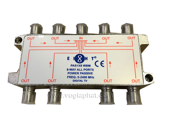 Bộ chia Eightgroup 8 PAS 1x8 WBM