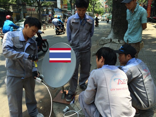 sữa chữa lắp đặt chảo K+