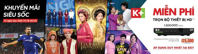 K+ miễn phí trọn bộ HD