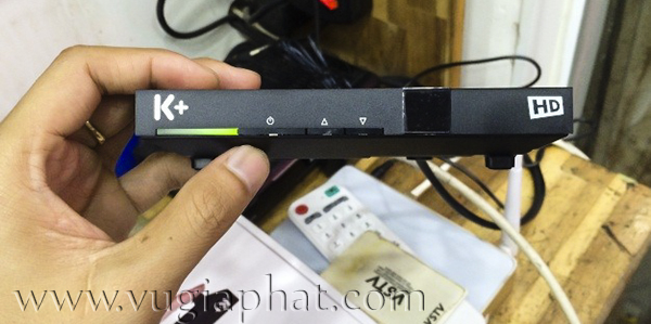 Ba phím điều khiển trên Đầu thu K+ HD mới của Technicolor DSI424VSTV