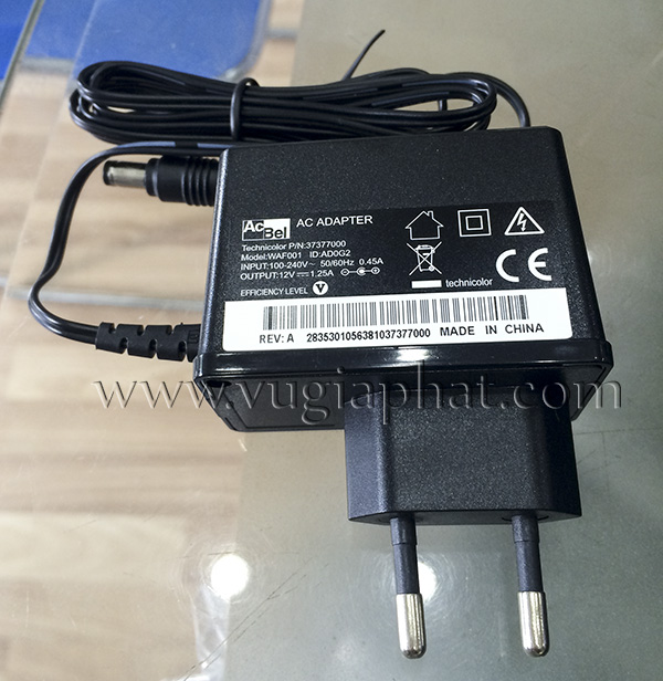 Bộ nguồn 12V của Đầu thu K+ HD mới của Technicolor DSI424VSTV