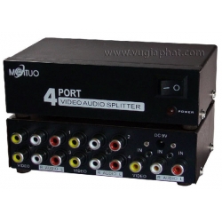 Bộ Chia Tín Hiệu AV Vào 1 Ra 4 Đường